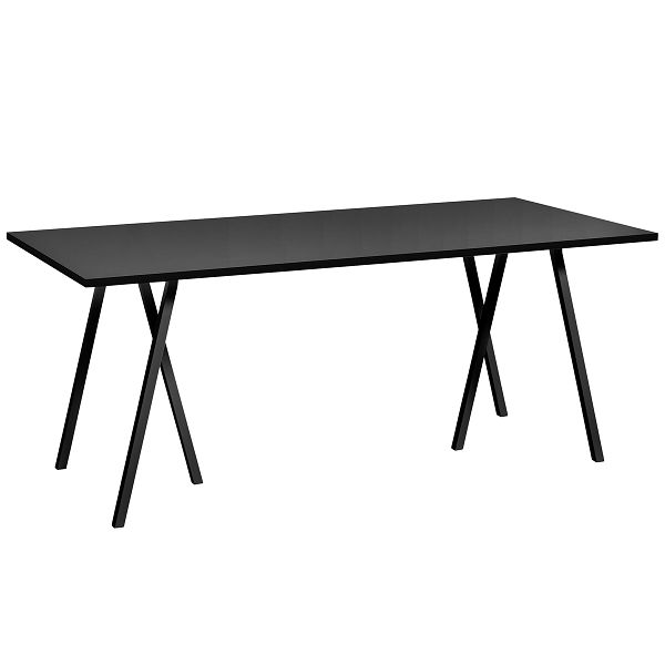 Loop Stand table 180 cm, black