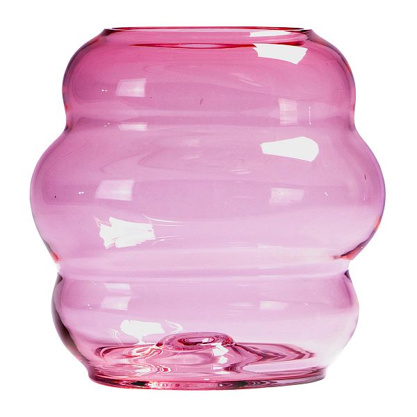 Muse vase, medium, rubine