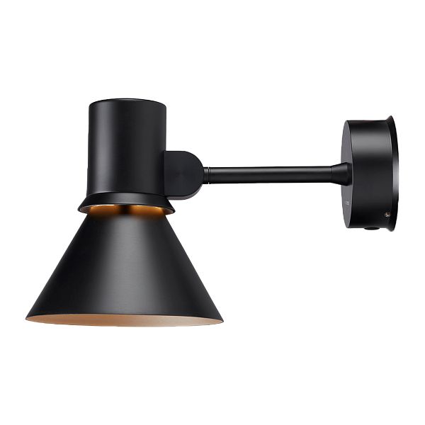 Type 80 W1 wall lamp, hardwired, matte black