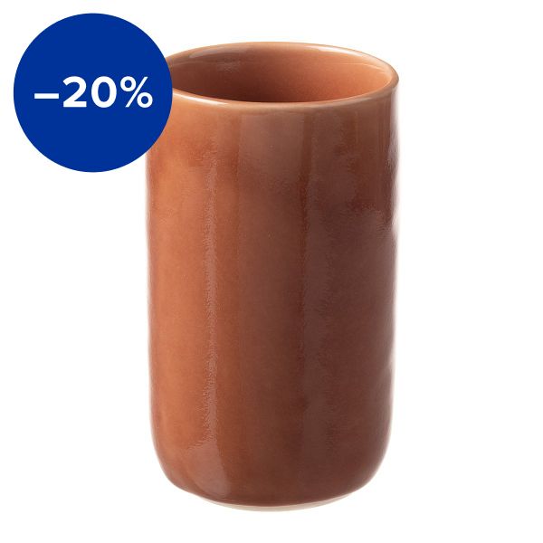 Svelte coffee/tea cup, 3,3 dl, terracotta