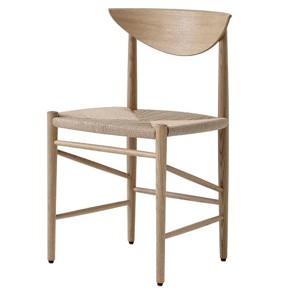 Drawn HM3 chair, white oiled oak