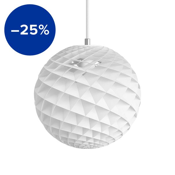 Patera 300 pendant, white