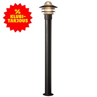 Pollarivalaisin Käpylä Mini P 1100 IP44 E27 60 W, musta