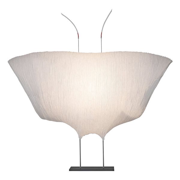 Samurai table lamp, white
