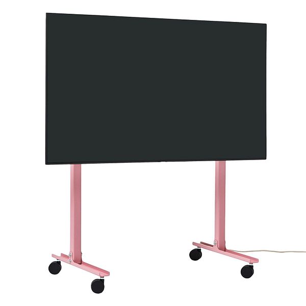 Straight Rollin' TV stand, bubble gum