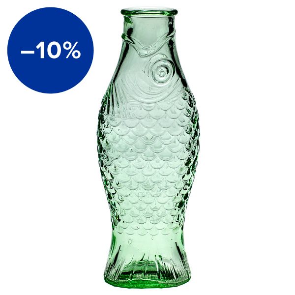 Fish & Fish bottle, green