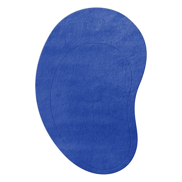 Residue rug, 180 x 270 cm, cobolt blue