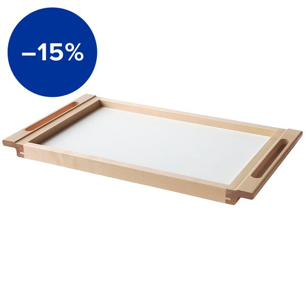 Alvar tray, birch-white laminate