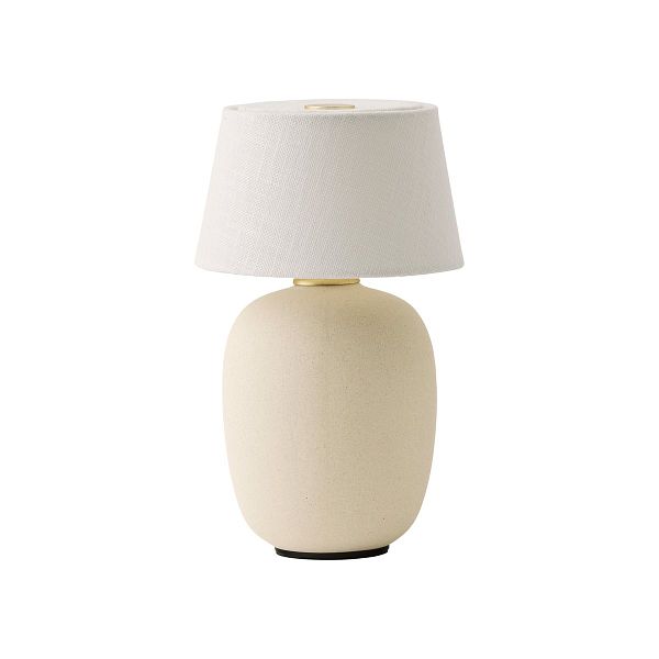 Torso Portable table lamp, sand