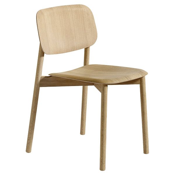 Soft Edge 60 chair, lacquered oak