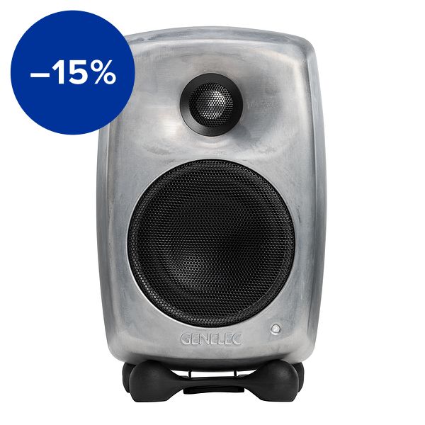 G Two (B) active speaker, RAW aluminium