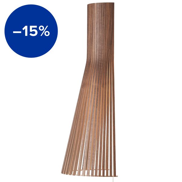 Secto 4230 wall lamp 60 cm, walnut