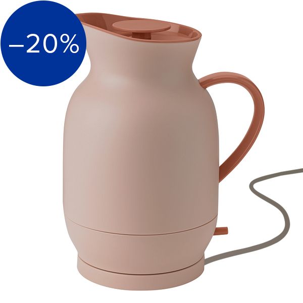 Amphora electric kettle, 1,2 l, soft peach