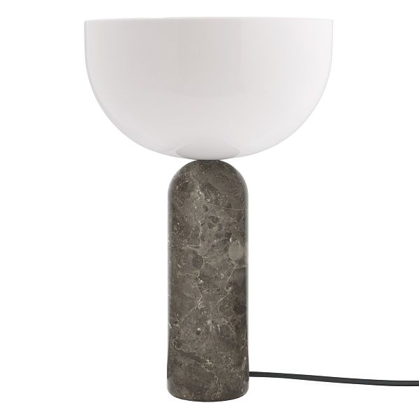 Kizu table lamp, large, grey marble