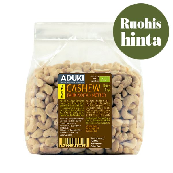 Cashew-pähkinät, 1 kg