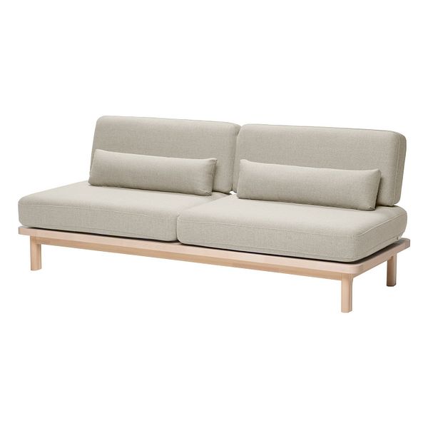 Hetki sofa bed, birch frame - beige Story 102