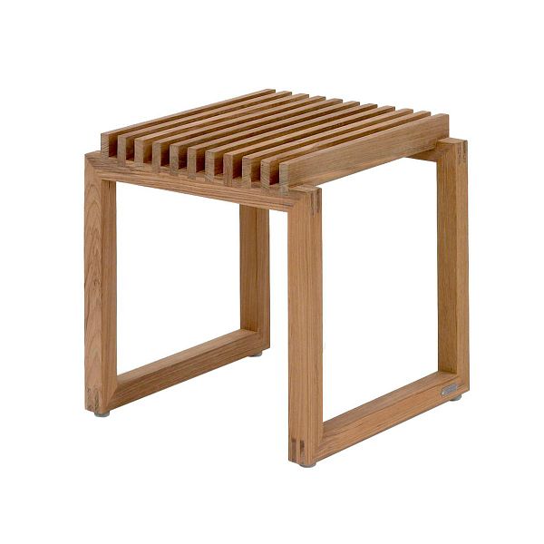 Cutter stool, teak