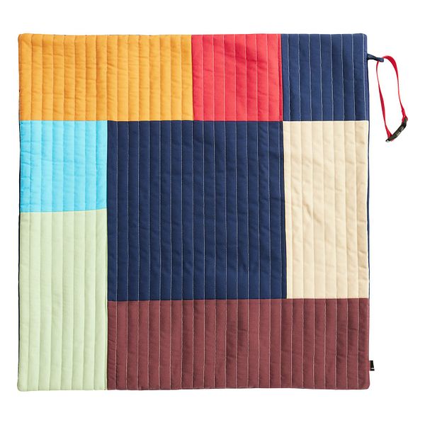 HAY Dogs quilted travel blanket, 80 x 80 cm, multicolour