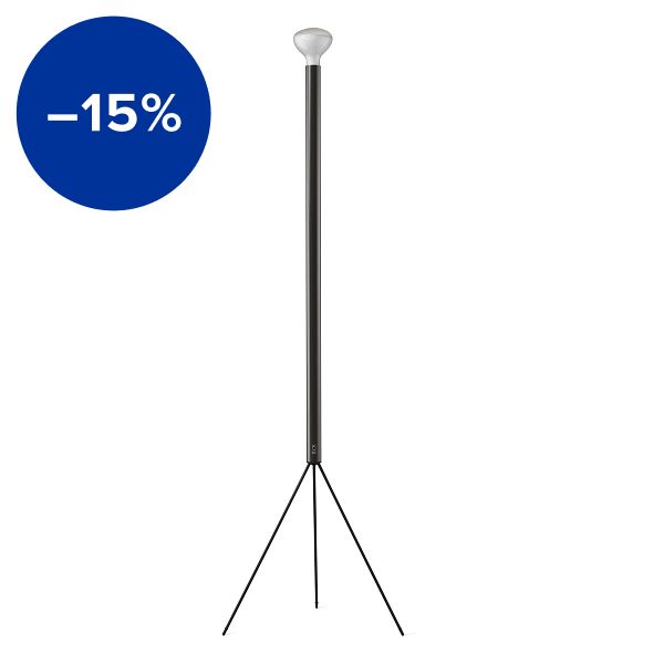 Luminator floor lamp, dimmable, anthracite