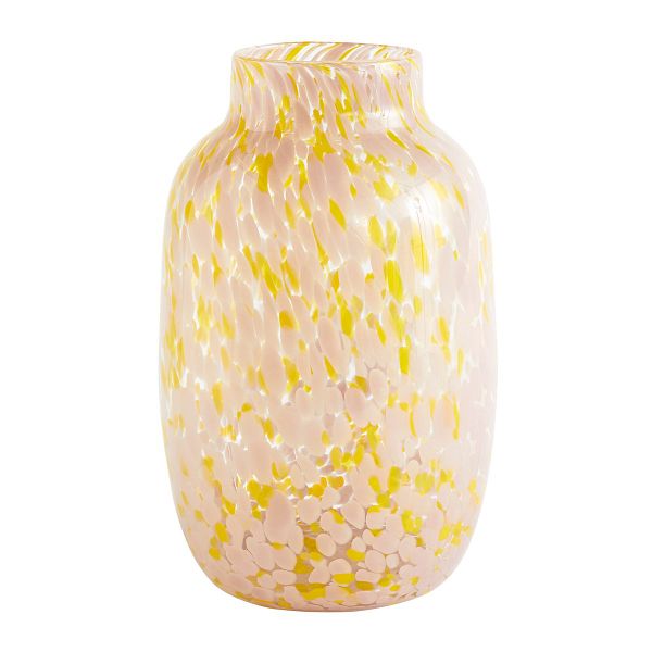 Splash vase, 30 cm, light pink - yellow