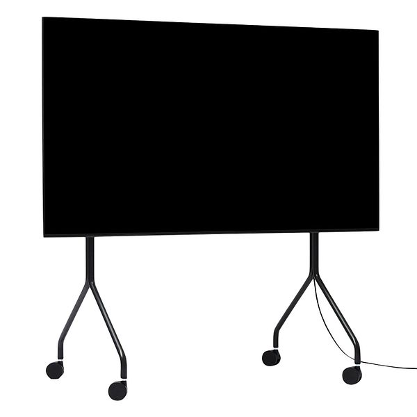Moon Rollin' TV stand, charcoal