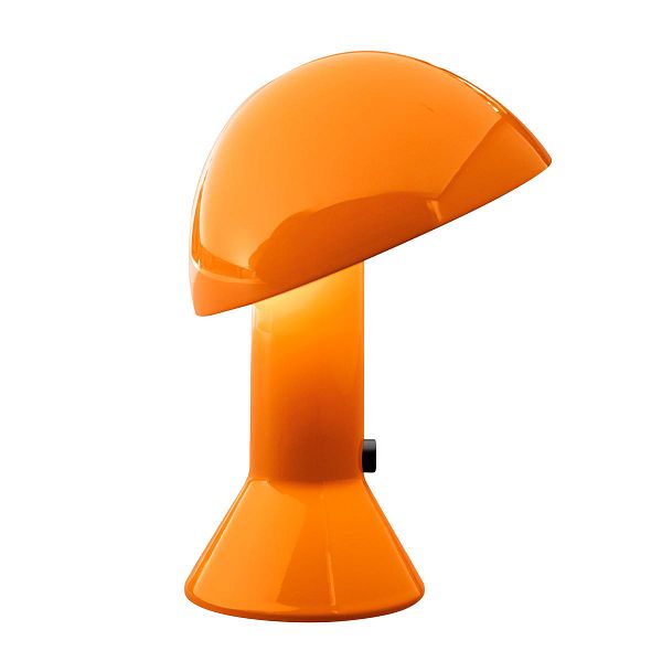 Elmetto table lamp, orange