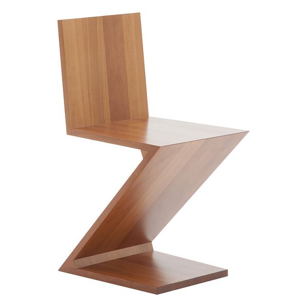 Zig Zag chair, natural cherrywood