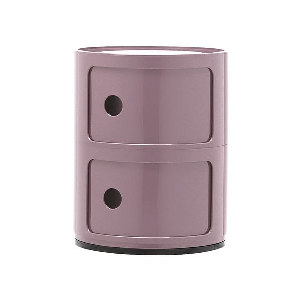 Componibili storage unit, 2 modules, mauve