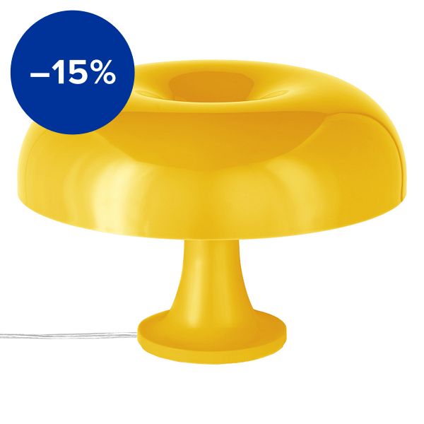 Nessino table lamp, yellow, special edition