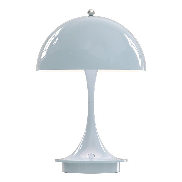 Panthella 160 Portable Metal V2 table lamp, pale blue