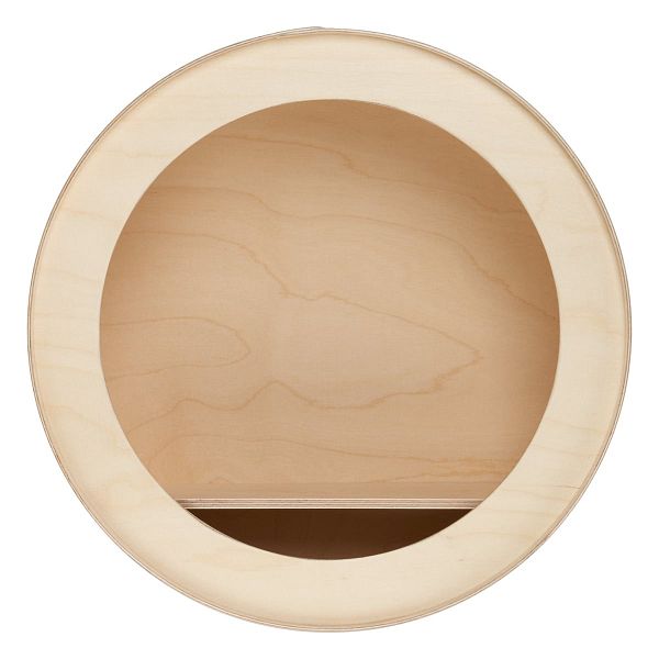 Aski L shelf, lacquered birch