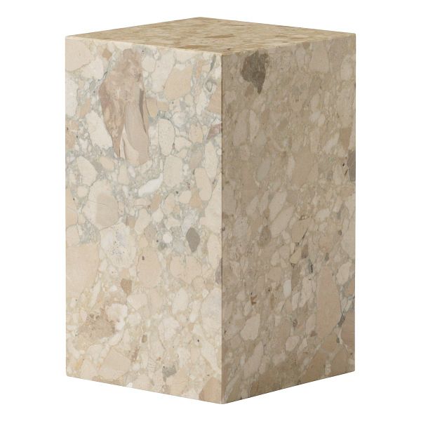 Plinth table, high, Kunis Breccia marble