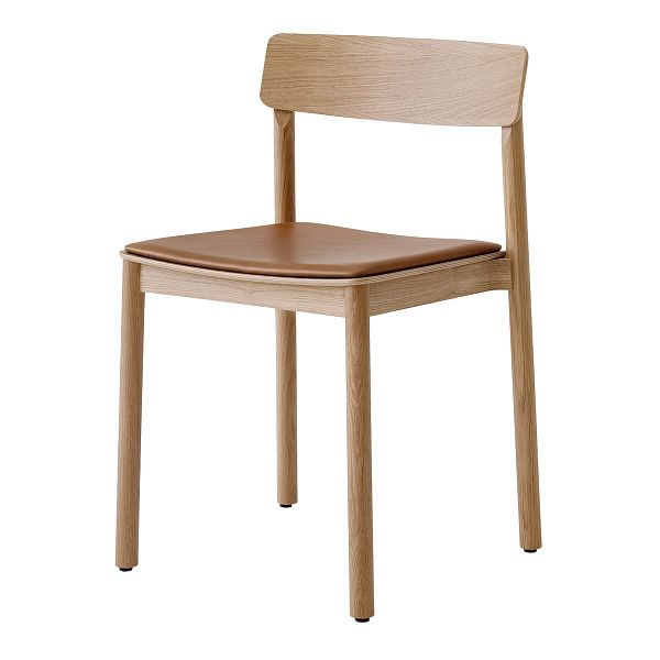 Betty TK3 chair, oak - cognac Noble leather