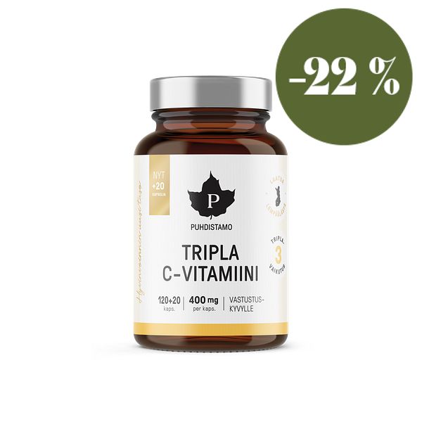 Tripla C-vitamiini, 140 kpl, jättipakkaus