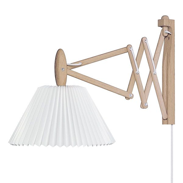 Sax 223-2/17 wall lamp, light oak