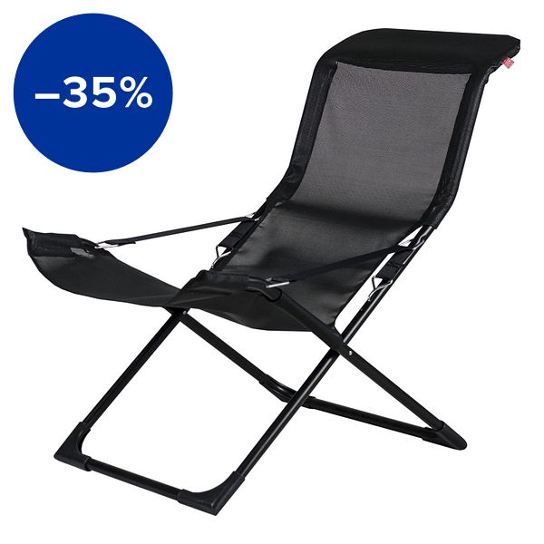 Fiesta Outdoor armchair, black