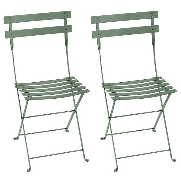 Bistro Metal chair, 2 pcs, cactus