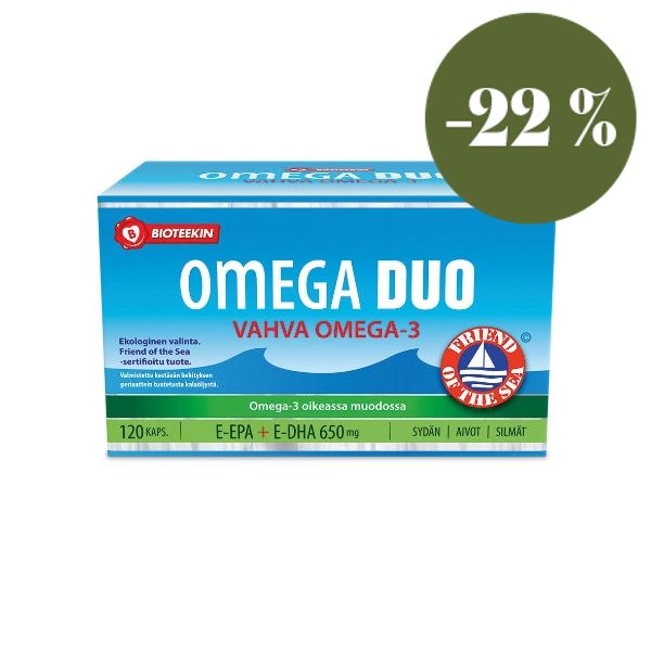 Omega duo, 650 mg, 170 g