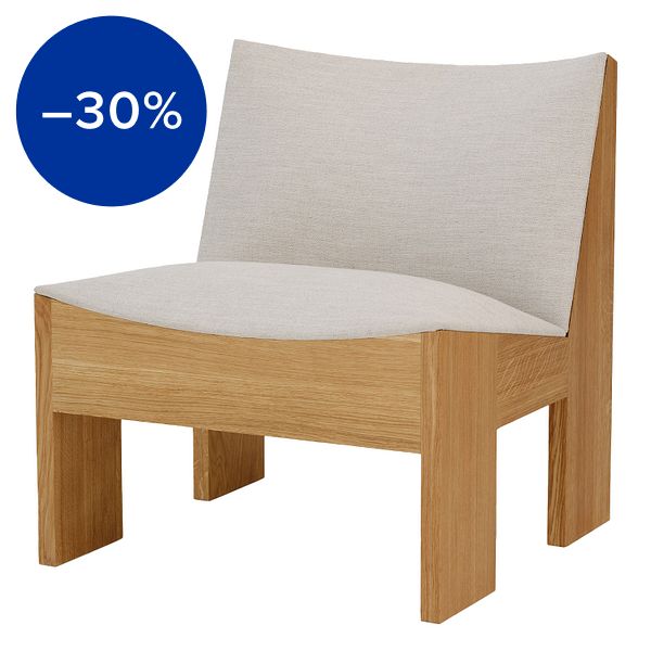 Tenon lounge chair, oak - Ruskin 010
