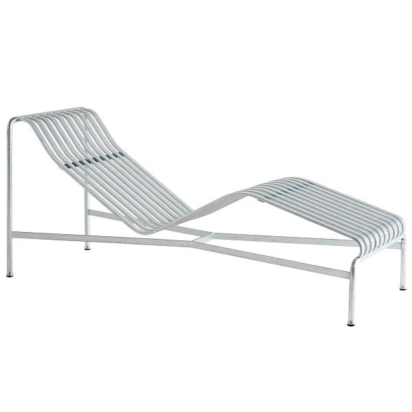 Palissade chaise longue, hot galvanised