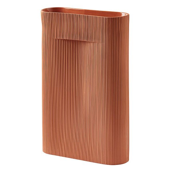Ridge vase, 48,5 cm, terracotta