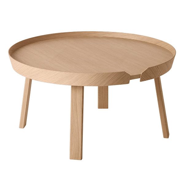 Around coffee table, large, oak