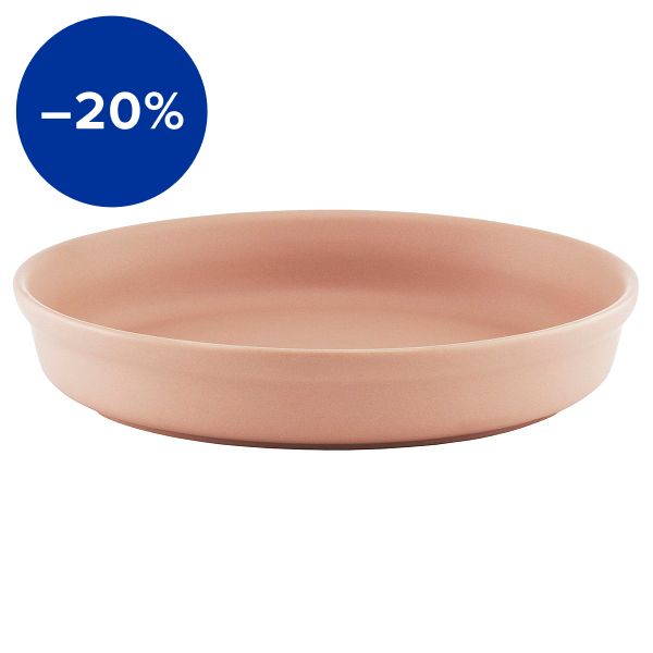 Obi dish 20 cm, blush