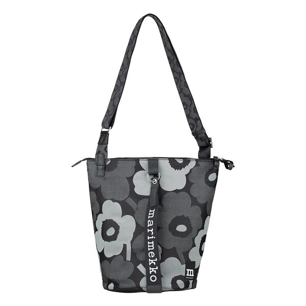 All Day bucket shoulder bag, Unikko grey - dark grey - black