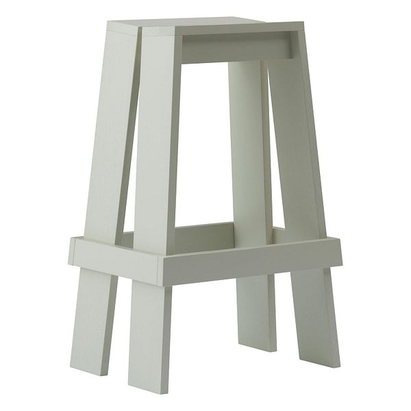 Let barstool, 75 cm, light grey