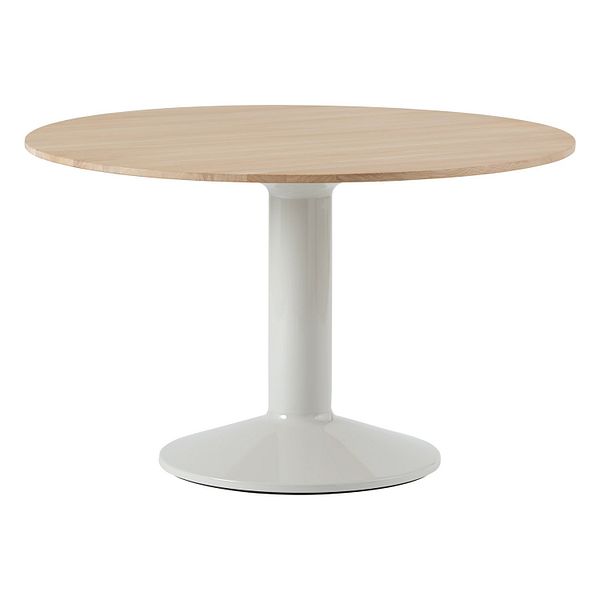 Midst table, 120 cm, oiled oak - grey