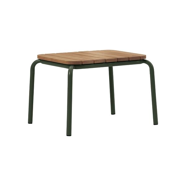 Vig coffee table, 55 x 45 cm, Robinia wood - dark green