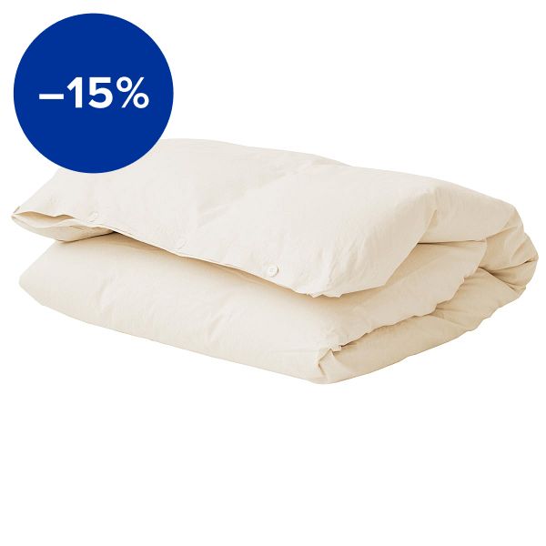 Single duvet cover, 150 x 210 cm, winter white