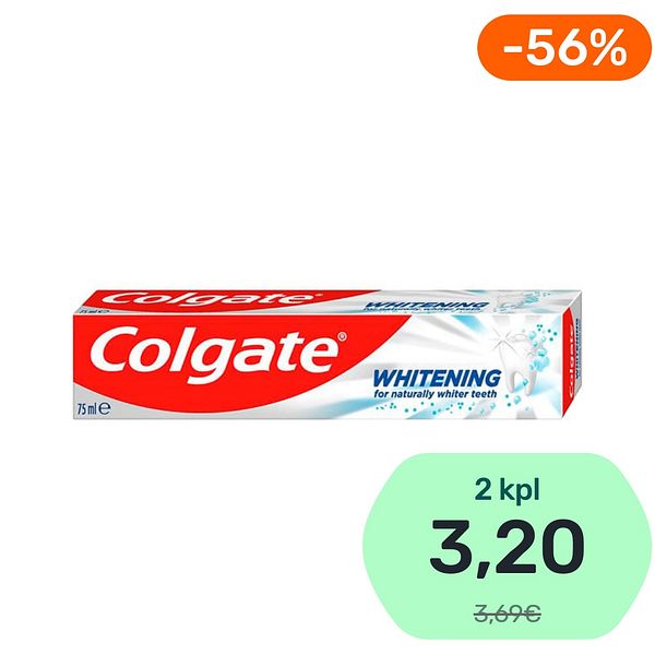 Colgate Whitening hammastahna 75ml