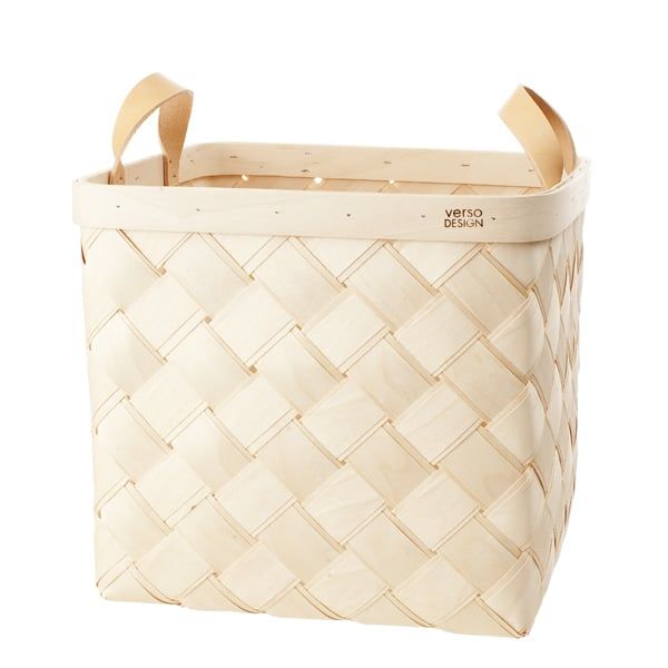 Lastu birch basket, L